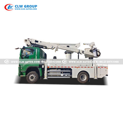  RHD ISUZU 21m Bucket Truck – 69kV Insulated Aerial Work Platform for South Pacific Live-Line Repair