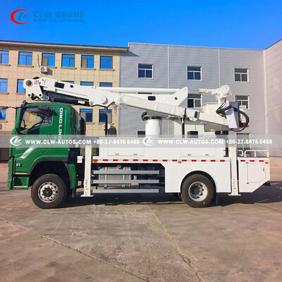  RHD ISUZU 21m Bucket Truck – 69kV Insulated Aerial Work Platform for South Pacific Live-Line Repair