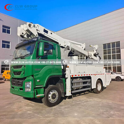  RHD ISUZU 21m Bucket Truck – 69kV Insulated Aerial Work Platform for South Pacific Live-Line Repair