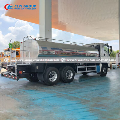 ISUZU GIGA 6x4 Water Tanker Truck with 20000L SUS304-2B Stainless Steel Tank and 360° Water Cannon Water Bowser Truck
